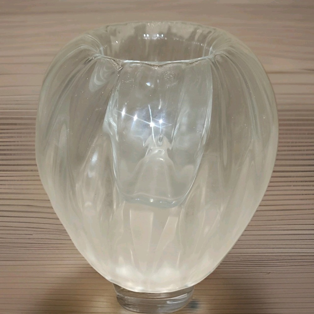 VTG Partylite Handblown Candle Holder "Optic Odyssey" Dome Tea Light - Versatile